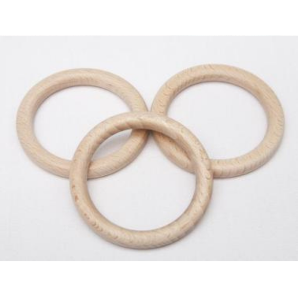 Fakarika 5,4 cm átmérő, fa, natúr