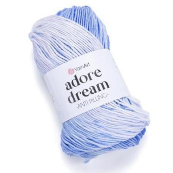 YarnArt Adore Dream 1067 kék melír 100 g