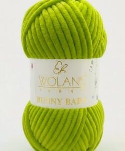 Wolans Bunny Baby plüss fonal 100-85 lime zöld 100