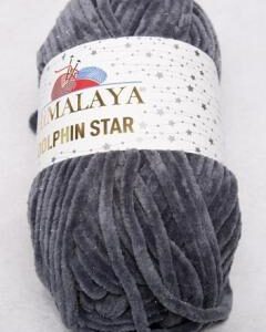 Dolphin Star 92167 sötészürke+csillogó szál 100 g