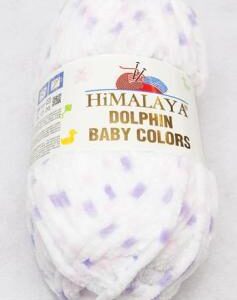 Dolphin Baby Colors 80410 lila/rózsa/fehér 100 g