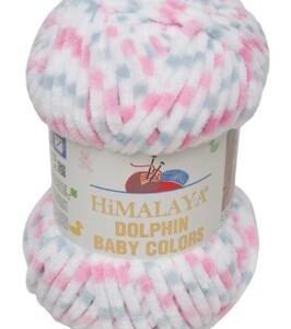 Dolphin Baby Colors 80418 rózsa/szürke/fehér 100 g