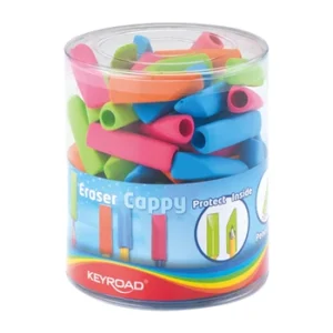 Radír, ceruzavégre, pvc mentes