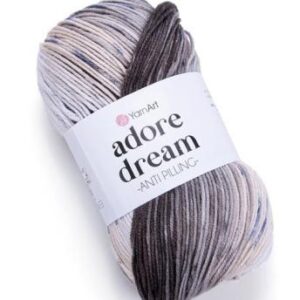 YarnArt Adore Dream 1050 kék/szürke 100 g