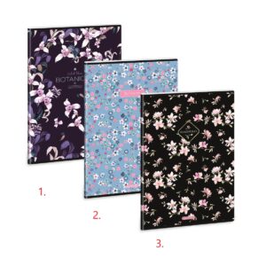 Ars Una kockás füzet A4 – Botanic Flowers -1.minta