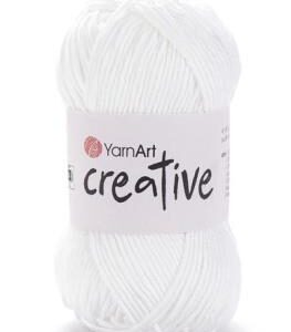 YarnArt Creative pamutfonal 220 fehér 50g