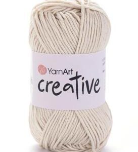 YarnArt Creative pamutfonal 223 drapp 50 g