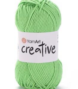 YarnArt Creative pamutfonal 226 élénk zöld 50 g