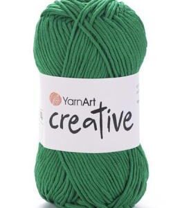 YarnArt Creative pamutfonal 227 zöld 50 g