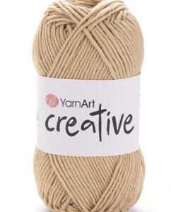 YarnArt Creative pamutfonal 233 mogyoró 50 g