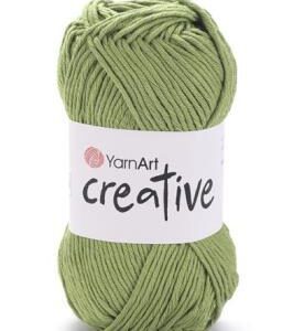 YarnArt Creative pamutfonal 235 fűzöld 50 g