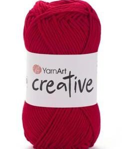YarnArt Creative pamutfonal 237 piros 50 g