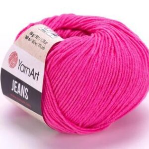 YarnArt Jeans 42 élénkrózsaszín 50 g