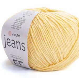 YarnArt Jeans 88 pasztell sárga 50 g