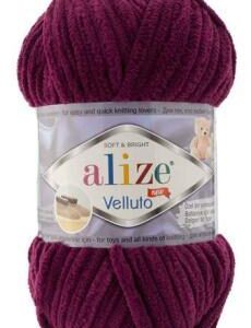 Alize Velluto plüss fonal 111 szilva 100 g