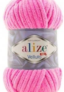 Alize Velluto plüss fonal 121 pink 100 g