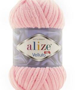 Alize Velluto plüss fonal 161 hamvas rózsa 100 g