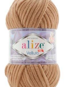 Alize Velluto plüss fonal 199 teveszőrszín 100 g