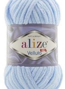 Alize Velluto plüss fonal 218 világoskék 100 g