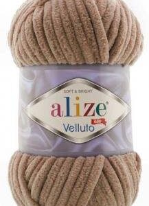 Alize Velluto plüss fonal 329 mogyoró 100 g