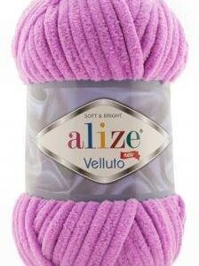Alize Velluto plüss fonal 378 orgona 100 g