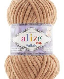 Alize Velluto plüss fonal 429 karamell 100 g