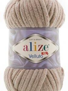 Alize Velluto plüss fonal 530 szürkésbarna 100 g