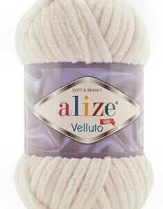 Alize Velluto plüss fonal 599 natúr 100 g