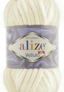 Alize Velluto plüss fonal 62 krém 100 g