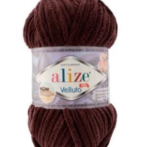 Alize Velluto plüss fonal 993 burgundi 100 g