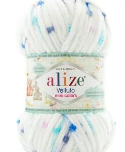 Alize Velluto Mini Colors 8117 kékes 100 g